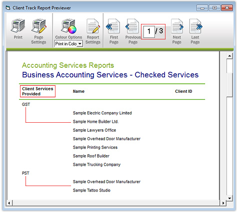 Client Services - Report Previewer