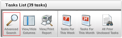 Tasks - Advanced Search