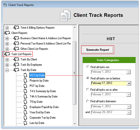Tasks Reports