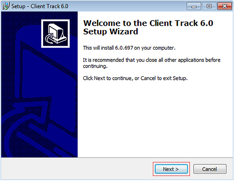 Client Track Setup Wizard
