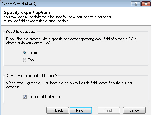Export Act Screenshot (Step 5)