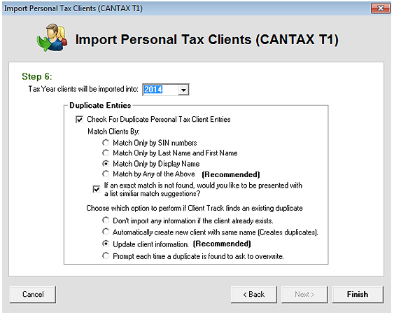 Export CANTAX T1 Screenshot (Step 7)